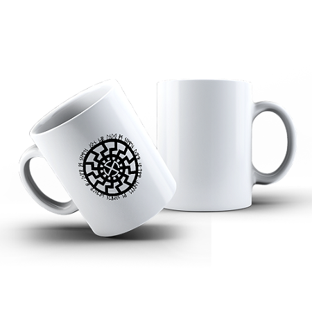 Caneca Sol Negro
