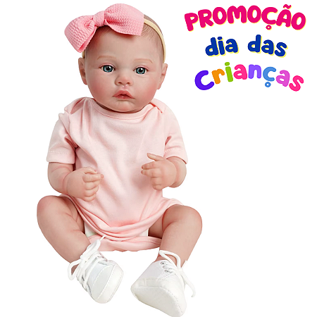 Bebê Recém nascida Corpo de Silicone Lançamento 2024