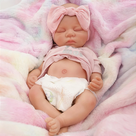 Boneca Reborn Silicone Sólido Lançamento 2025