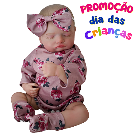 Boneca Reborn Exclusividade RebornBebe Corpo de Silicone