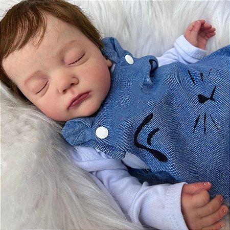 Boneco Reborn Hiper Realista Lançamento Corpo em Tecido