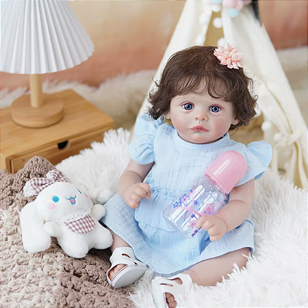 Boneca Reborn Corpo de Silicone Macio Lançamento