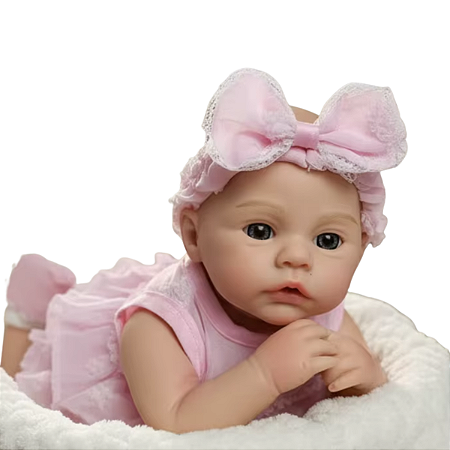 Boneca Silicone Sólido Molinha Lançamento 2026