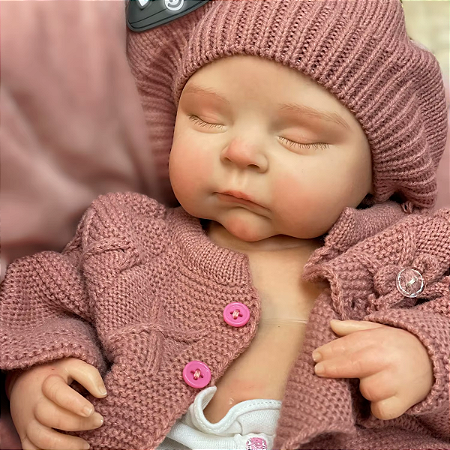 Boneca Reborn Silicone Sólido 45 Centímetros Lançamento 2026