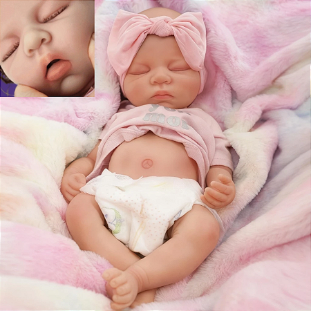 Boneca Reborn Silicone Sólido Lançamento 2026