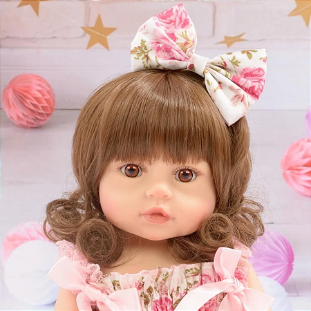 Boneca Reborn Corpinho Silicone 48cm Promoção
