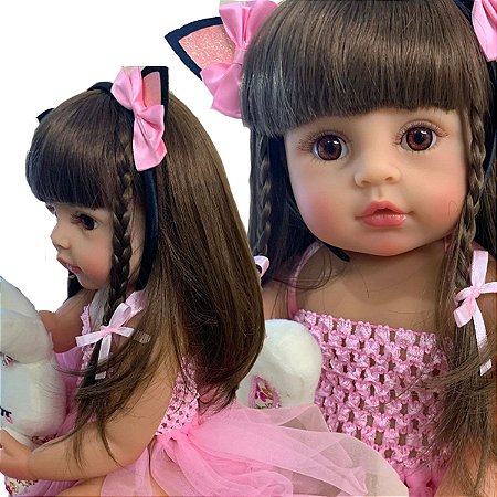 Bebê Reborn Betina 100% Silicone 55cm [LANÇAMENTO 2020] 