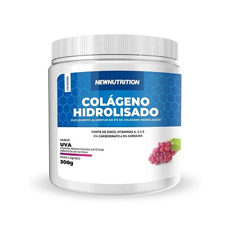 Colágeno Hidrolisado - Uva - 300g -  NewNutrition