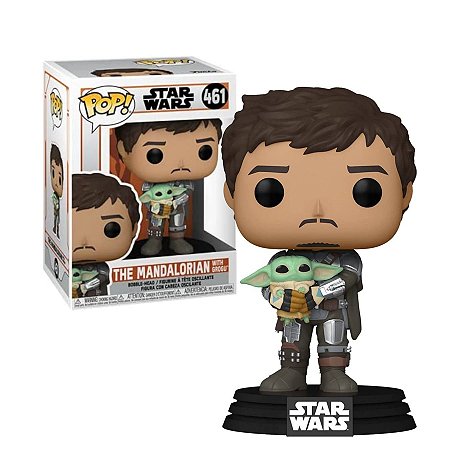 Star Wars The Mandalorian with Grogu Pop - Funko