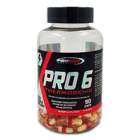 Pro 6 - Thermogenic - 90caps - Prosize