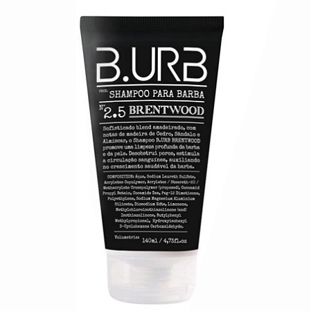 Shampoo Para Barba - Bretonwood 2.5 - Barba Urbana 140ml - Shopping do Cabeleireiro - Distribuidora de cosméticos profissionais