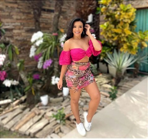 Saia em tule ju