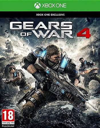 Jogo De Tiro/ação Gears Of War 4 Xbox One - A Melhor Saga