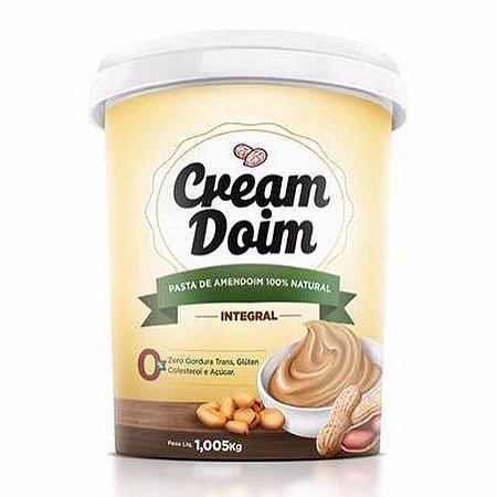 PASTA DE AMENDOIM CREMOSA 1KG CREAM DOIM