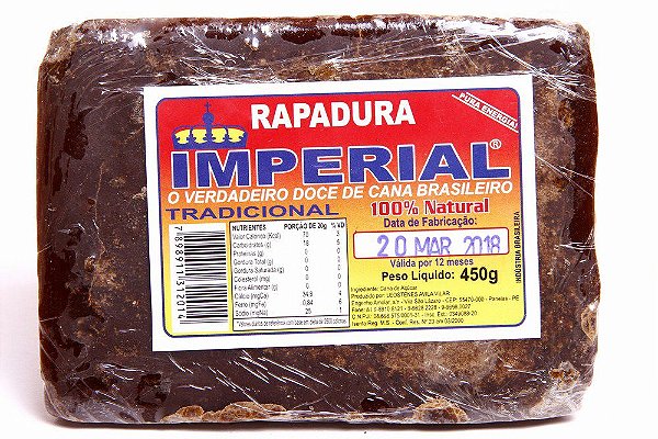 RAPADURA PURA 450GR IMPERIAL