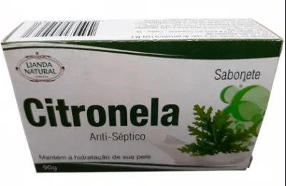 SABONETE NATURAL DE CITRONELA 90G LIANDA NATURAL