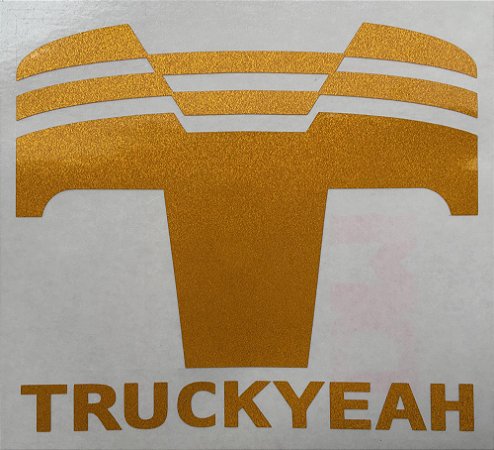 Adesivo Refletivo Truckyeah T Gold 10cm