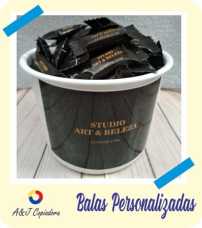 100 Balas Personalizadas