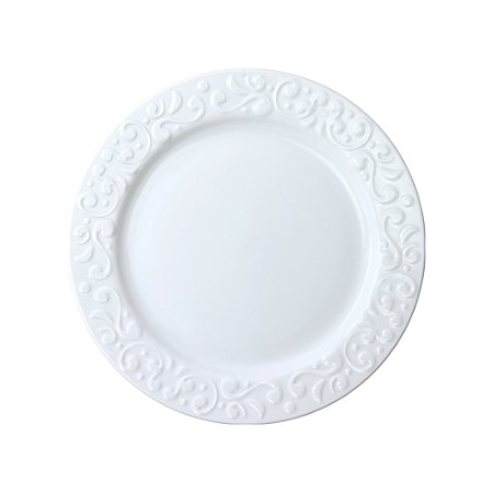 Jogo 8 Pratos Sobremesa Tassel Porcelana Germer