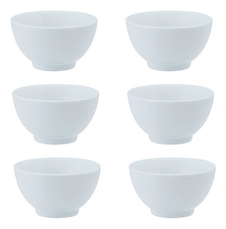 Kit 6 Bowls Dh 500ml Porcelanas Schmidt