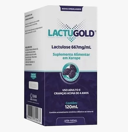 Xarope de Lactulose Contem Fibra de Ameixa 120 Ml Cada, Calcular o Frete>