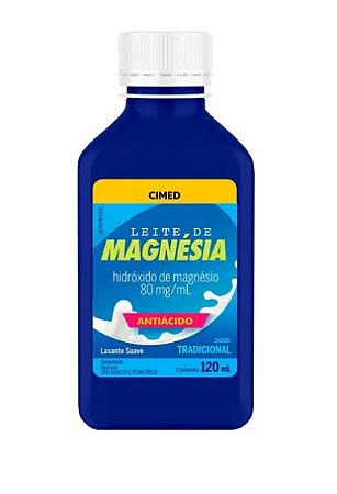 Leite De Magnésia Tradicional 120ml , Calcular o Frete>