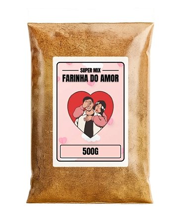 Farinha Do Amor Mix Natural Energético 500 Gramas, Calcular o Frete>