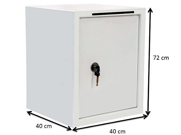 Cofre Boca de Lobo Chave Tetra 72x40x40 cm