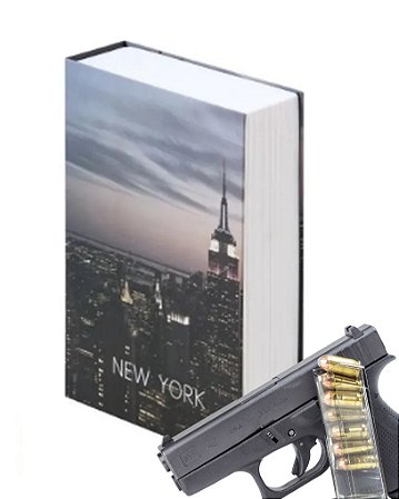 Cofre Guarda De Arma | Cofre Tipo Livro | Cofre Livro Camuflado