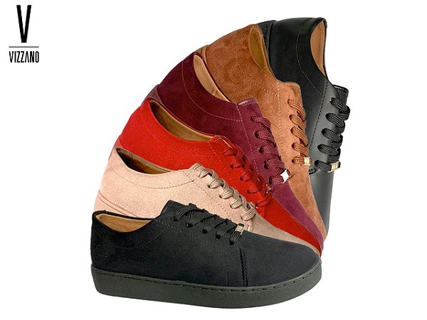 sapatenis marrom feminino
