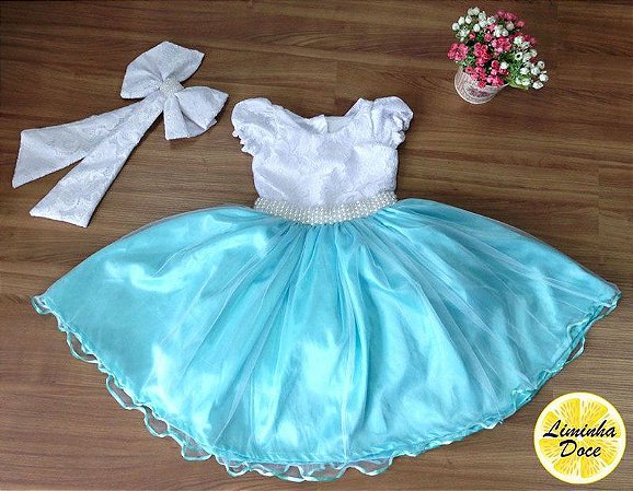 vestido infantil social