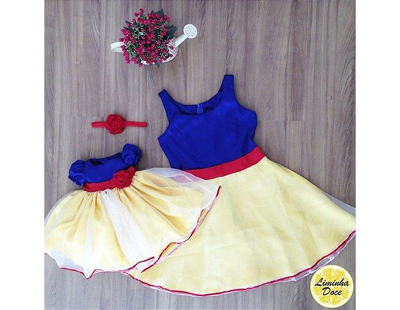 vestido de festa branca de neve mae e filha
