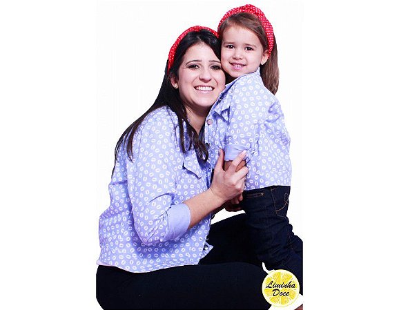 camisa jeans tal mae tal filha