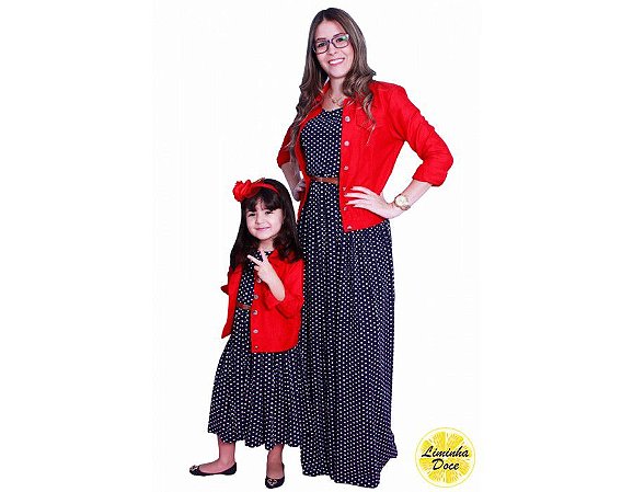 vestido longo tal mãe tal filha