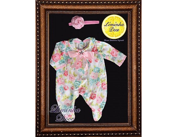 Conjunto Saída de Maternidade Floral - Bebês