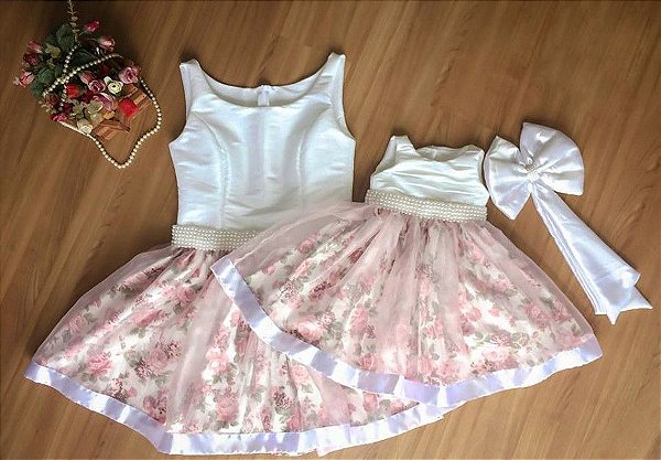 Vestido Floral - Tal Mãe Tal Filha