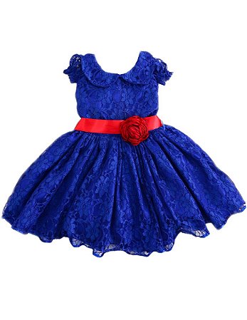 vestido da galinha pintadinha azul