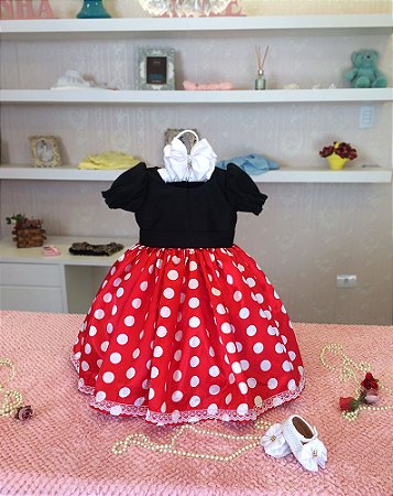 Vestido de Luxo da Minnie - Infantil