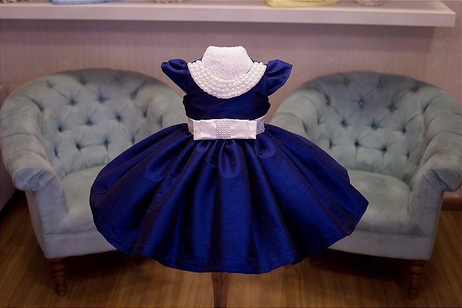 Vestido de Formatura Azul para Meninas