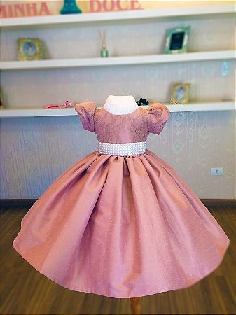 vestido infantil rose