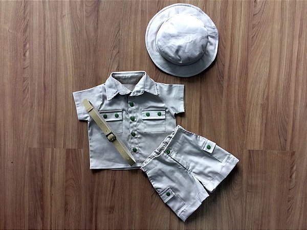 roupa para mae tema safari