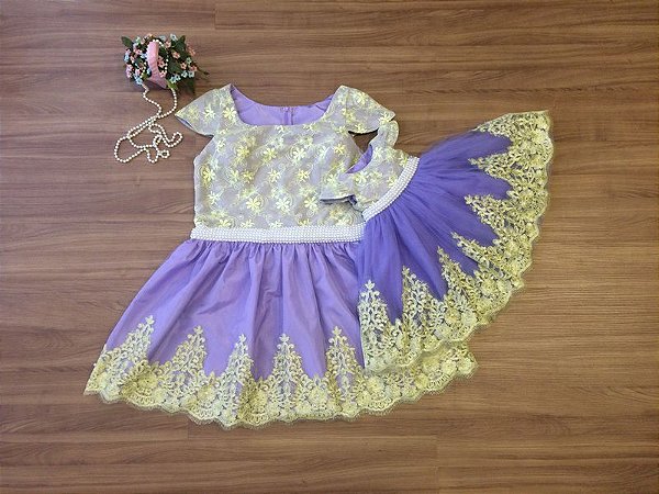 vestido lilas