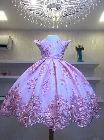 vestido de princesa para formatura infantil