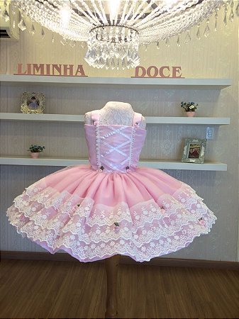 Vestido de Festa  Lol Bailarina -Infantil