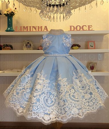 Vestido Infantil Jardim Encantado Com Borboletas