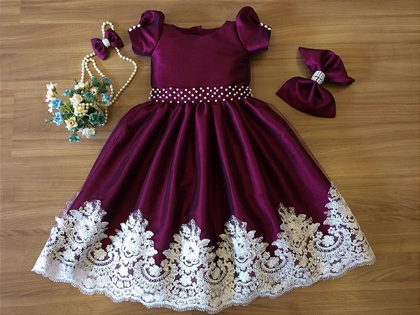 vestido infantil masha