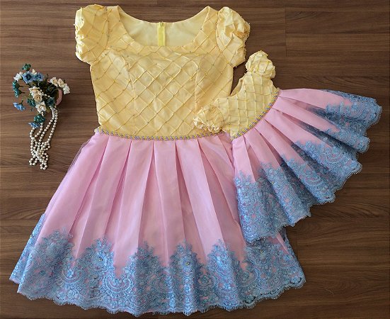 vestido chuva de amor 1 ano