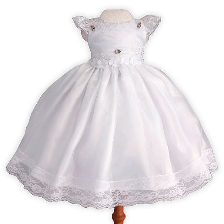 Vestido Para Daminha Branco - Dama de Honra - Liminha Doce - Vestidos de  Festa Infantis e Mãe e Filha