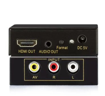 Conversor de Vídeo AV Para HDMI - AUTO SCALER