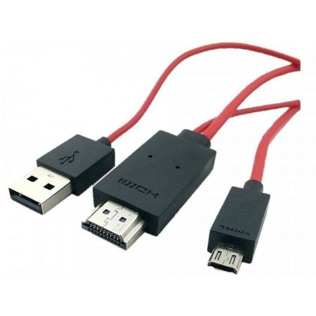Cabo HDMI para Micro USB-MHL 2.0 -Galaxy S3/S4/Note II- Android